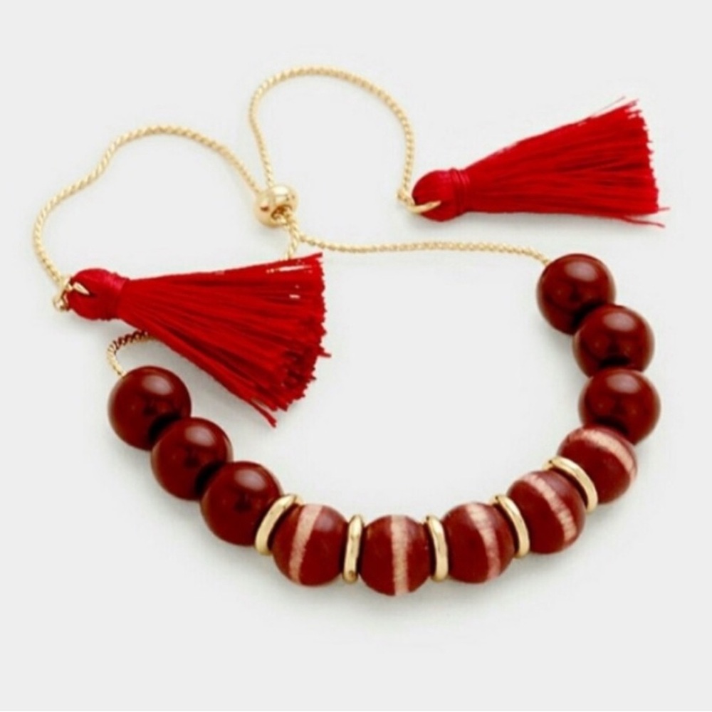 Beaded Tassel Bracelet
